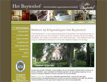 Tablet Screenshot of hetbuytenhof.nl